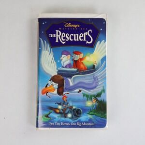 Disney The Rescuers VHS Masterpiece Collection White Clamshell 1996 D7785